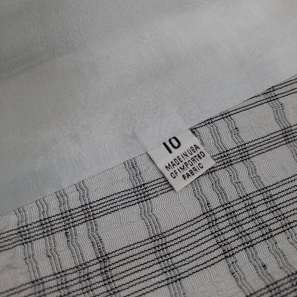 Vtg 80s double breasted plaid blazer - Evan-Picone brand - Picture 9 of 13